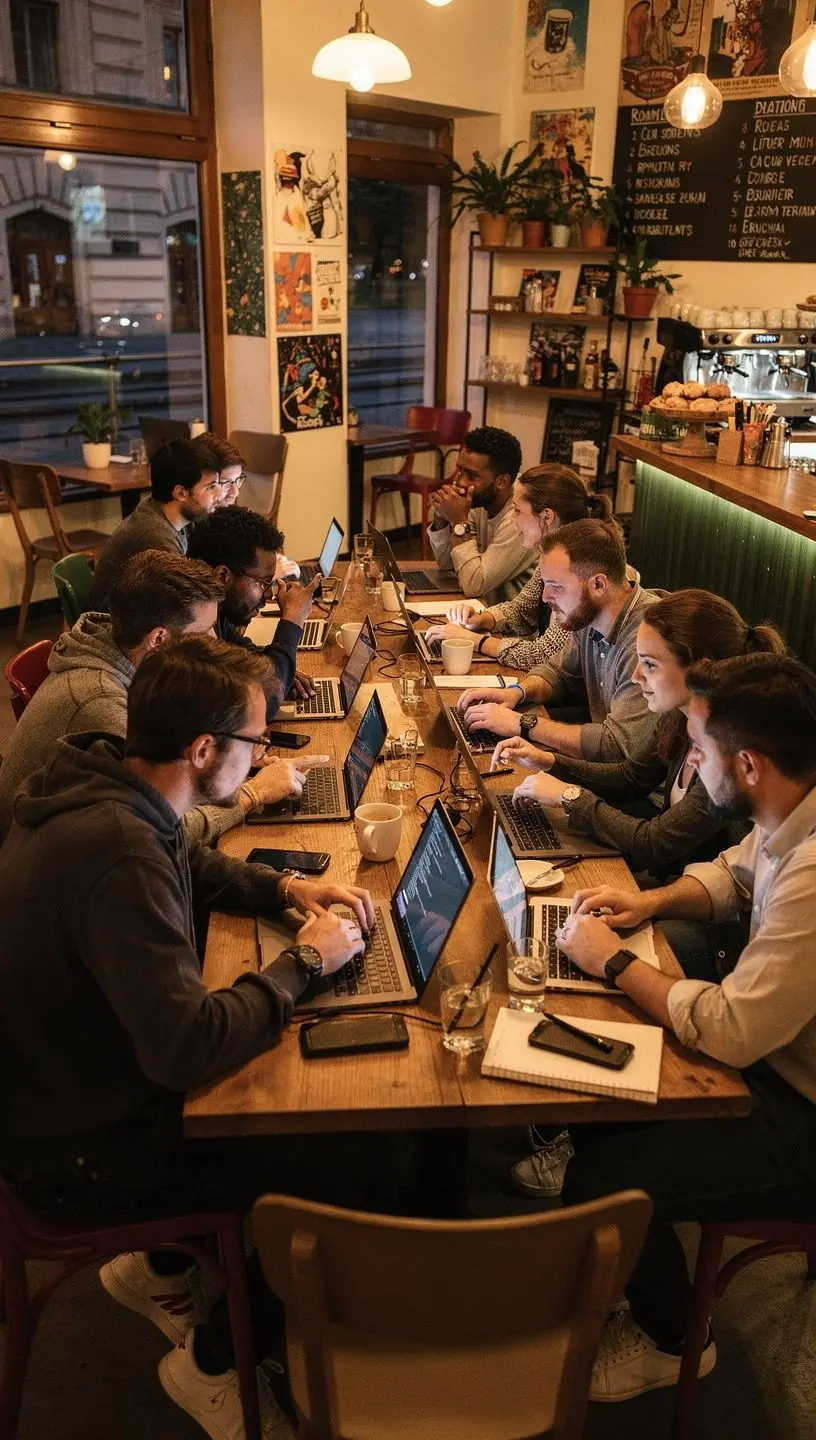 Ein Trainer erklärt den Kursinhalt für iOS-App-Entwicklung mit anschaulichen Beispielen.