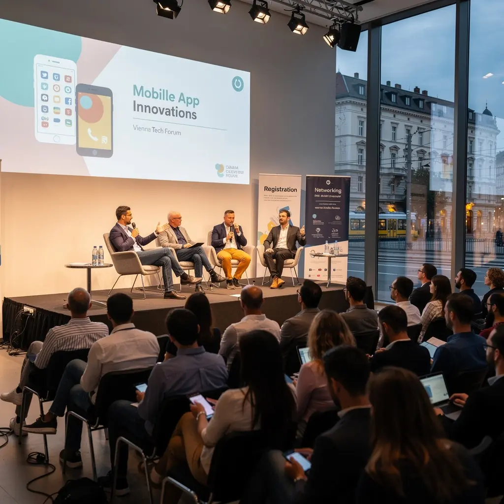 Eine Gruppe von Teilnehmern in einem Seminarraum lernt die Grundlagen von Kotlin für Android-Entwicklung.